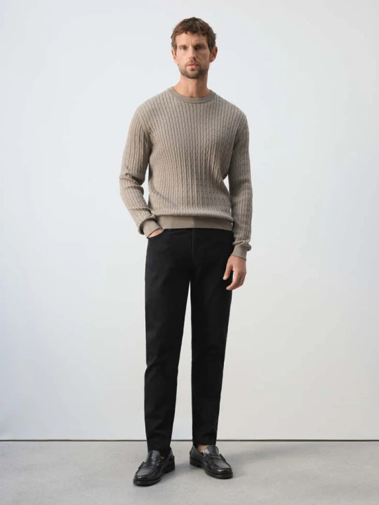 Zdjęcie produktu Jeansy Patrick slim fit Ultra Soft Touch black denim - Mężczyzna - MANGO MAN