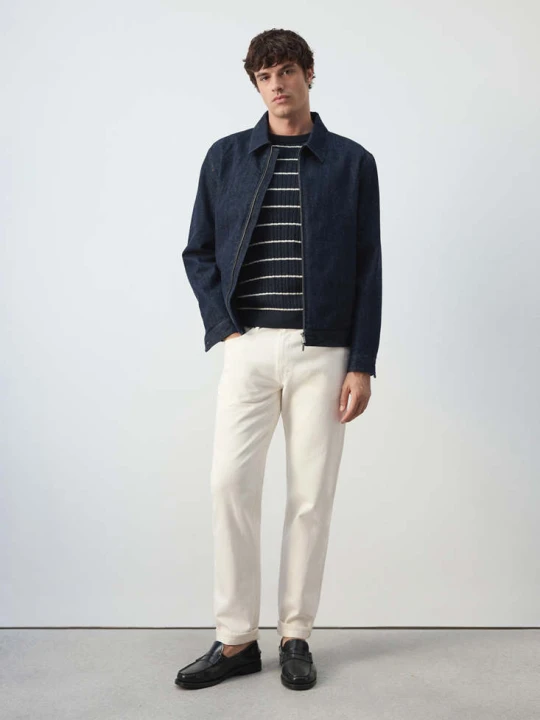 Zdjęcie produktu Jeansy Pola selvedge regular fit złamana biel - Mężczyzna - MANGO MAN