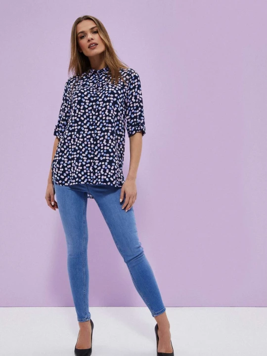 Zdjęcie produktu Jeansy push up niebieskie Moodo