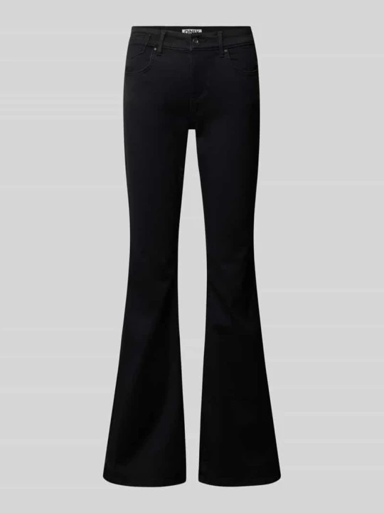 Zdjęcie produktu Jeansy regular bootcut z retro rozszerzaną nogawką Only Czarny