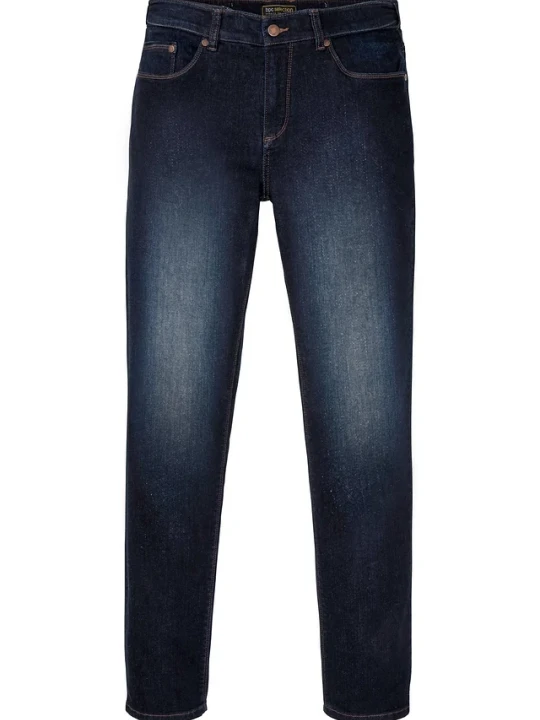 Zdjęcie produktu Jeansy regular fit z wielokierunkową elastycznością, z wygodną talią, straight BonPrix niebieski