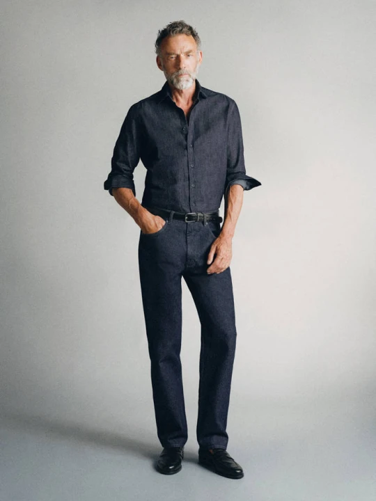 Zdjęcie produktu Jeansy relaxed fit 100% bawełna made in Italy niebieski - Mężczyzna - MANGO MAN