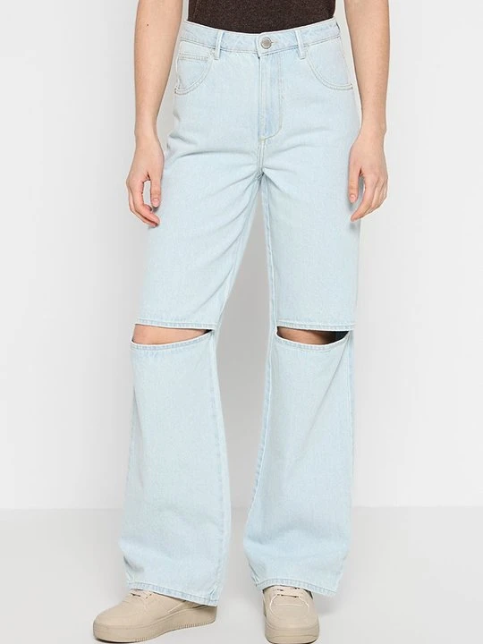 Zdjęcie produktu Jeansy Relaxed Fit 2nd Day jasnoniebieski