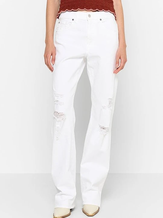 Zdjęcie produktu Jeansy Relaxed Fit 7 For All Mankind biały