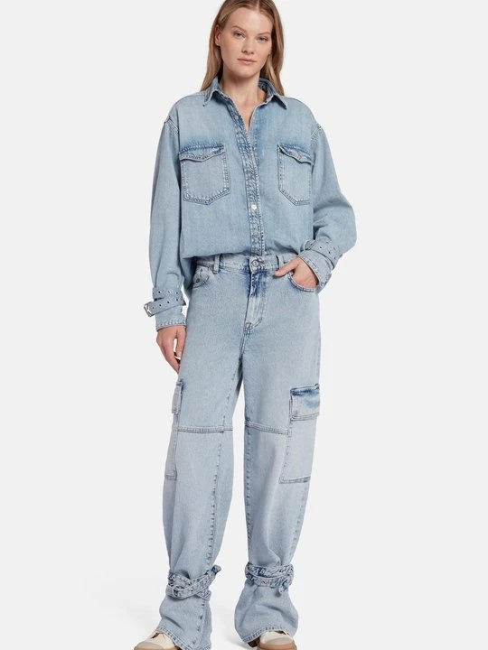 Zdjęcie produktu Jeansy Relaxed Fit 7 For All Mankind jasnoniebieski