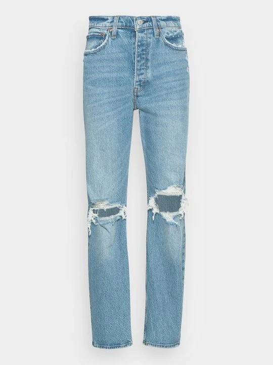 Zdjęcie produktu Jeansy Relaxed Fit Abercrombie & Fitch niebieski denim