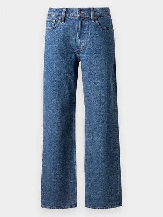 Zdjęcie produktu Jeansy Relaxed Fit Abercrombie & Fitch ciemnoniebieski