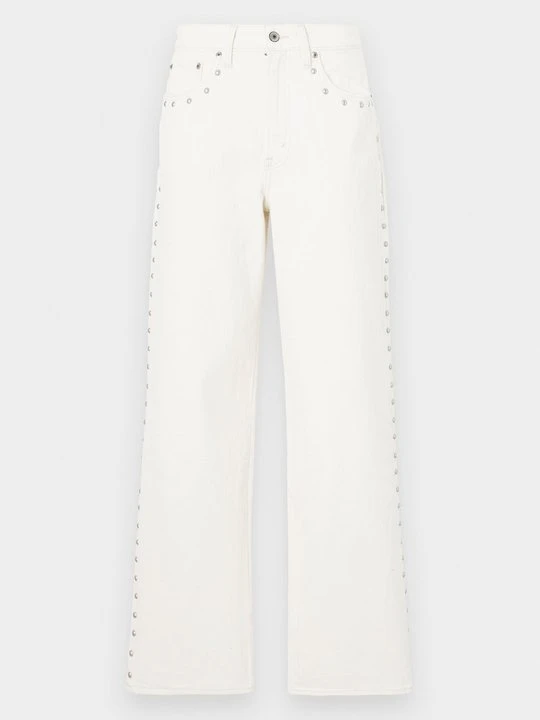 Zdjęcie produktu Jeansy Relaxed Fit Abercrombie & Fitch biały