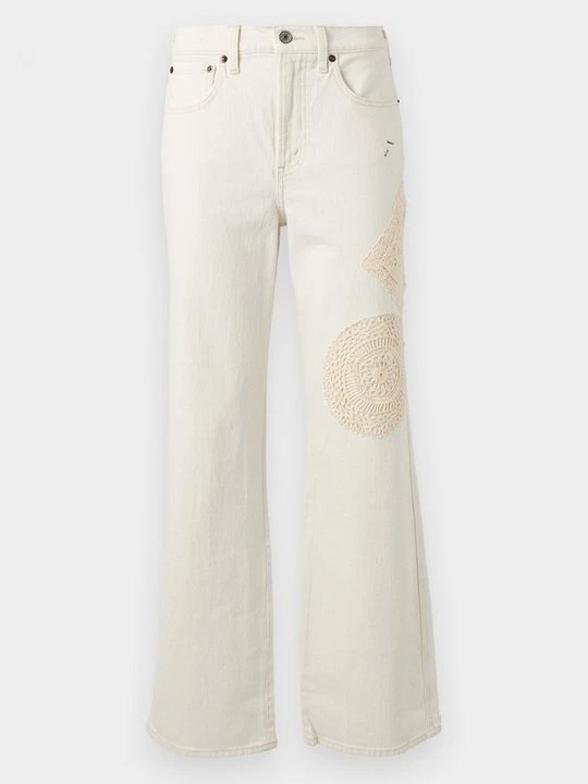 Zdjęcie produktu Jeansy Relaxed Fit Abercrombie & Fitch biały