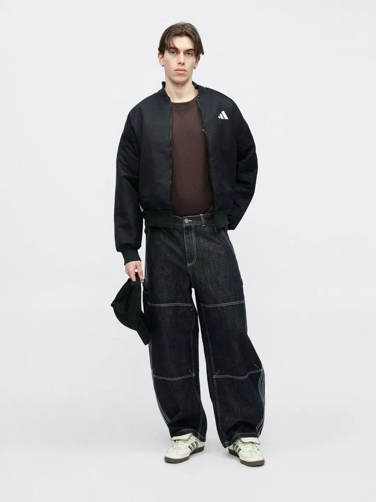 Zdjęcie produktu Jeansy Relaxed Fit adidas Originals granatowy