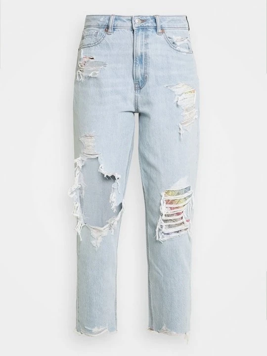 Zdjęcie produktu Jeansy Relaxed Fit American Eagle przecierany denim