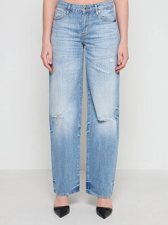 Zdjęcie produktu Jeansy Relaxed Fit Armani Exchange jasnoniebieski denim