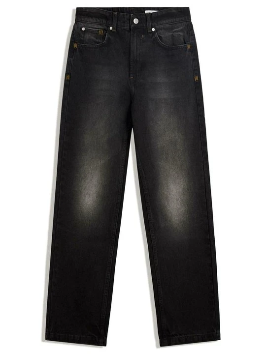 Zdjęcie produktu Jeansy Relaxed Fit Bershka czarny