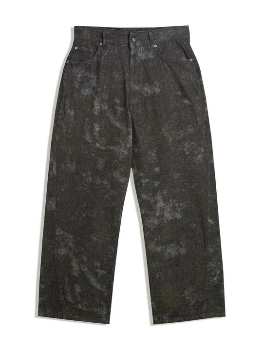 Zdjęcie produktu Jeansy Relaxed Fit Bershka czarny