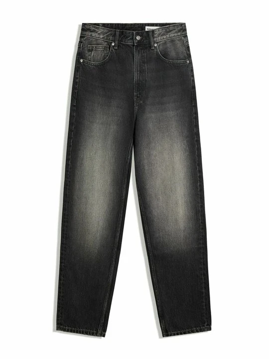 Zdjęcie produktu Jeansy Relaxed Fit Bershka czarny