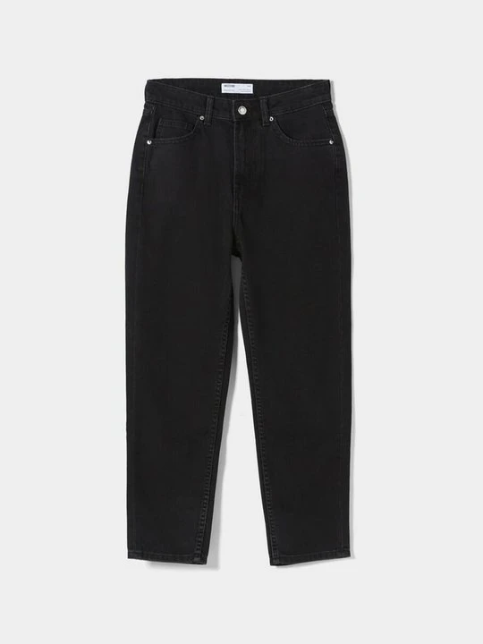 Zdjęcie produktu Jeansy Relaxed Fit Bershka czarny