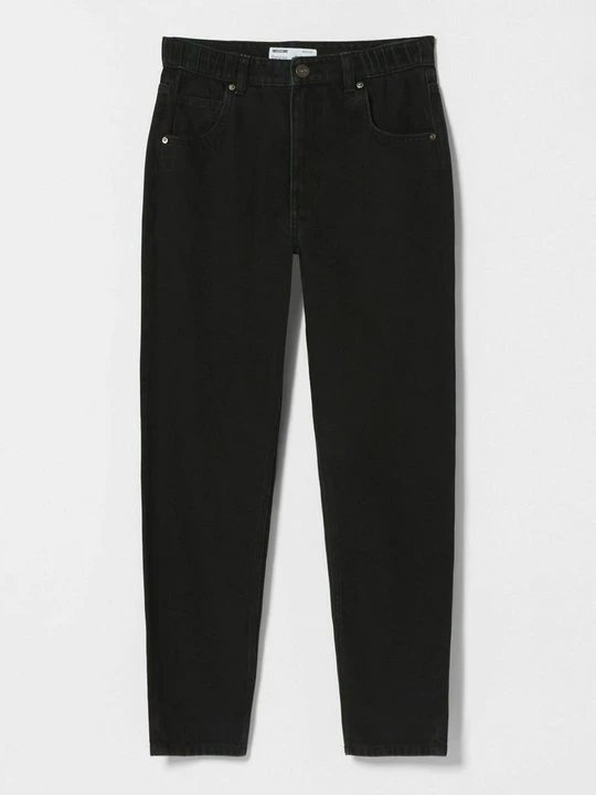 Zdjęcie produktu Jeansy Relaxed Fit Bershka czarny