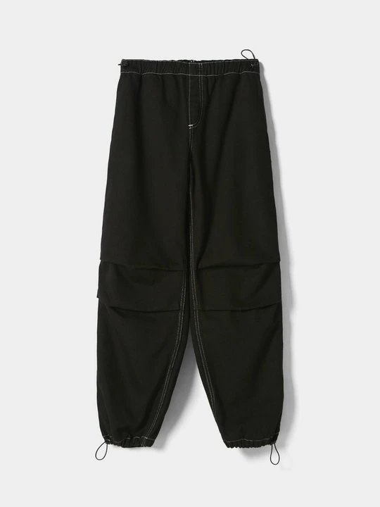 Zdjęcie produktu Jeansy Relaxed Fit Bershka czarny