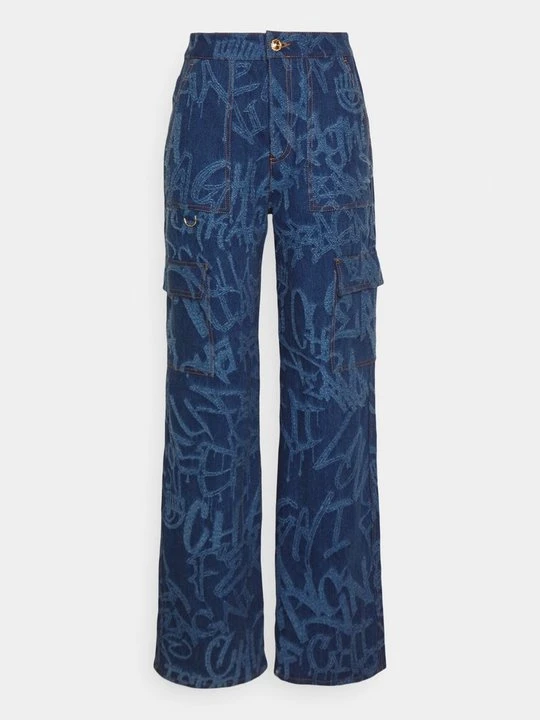 Zdjęcie produktu Jeansy Relaxed Fit Chiara Ferragni granatowy