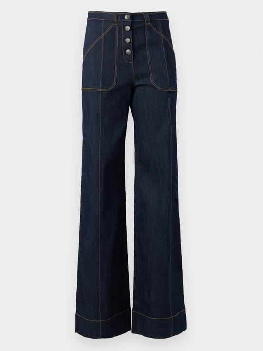 Zdjęcie produktu Jeansy Relaxed Fit Cinq à Sept niebieski