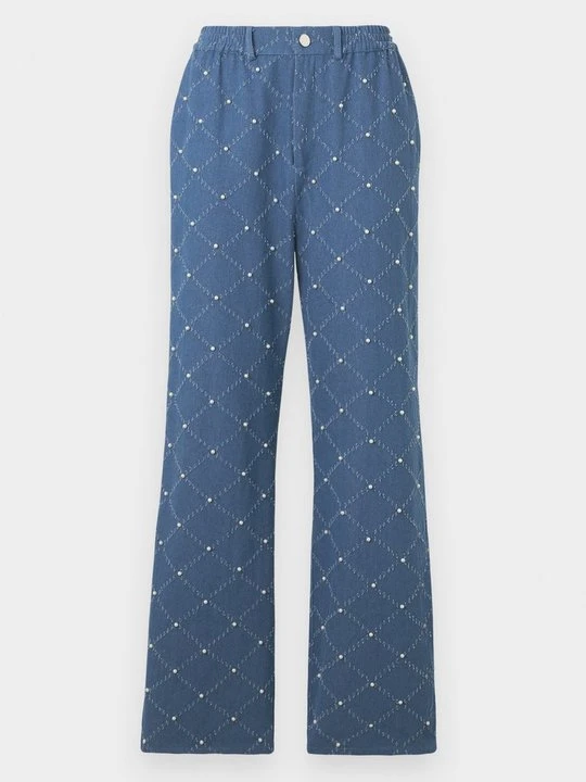 Zdjęcie produktu Jeansy Relaxed Fit Cras metaliczny niebieski