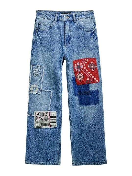 Zdjęcie produktu Jeansy Relaxed Fit Desigual niebieski