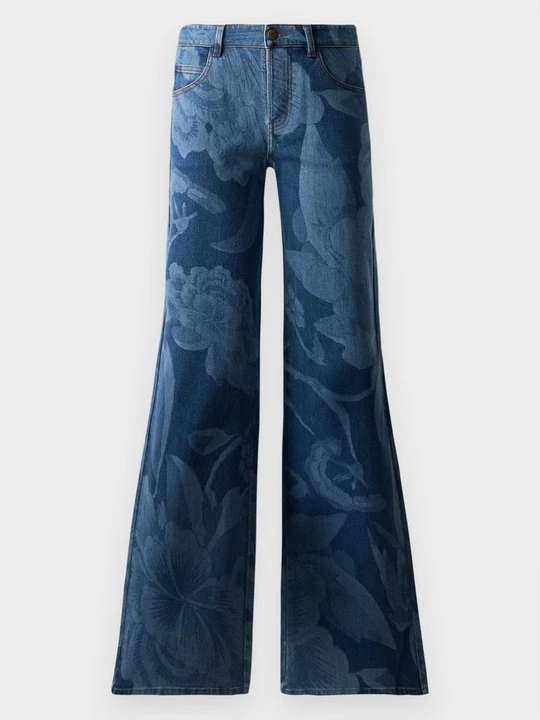 Zdjęcie produktu Jeansy Relaxed Fit Diane Von Furstenberg niebieski