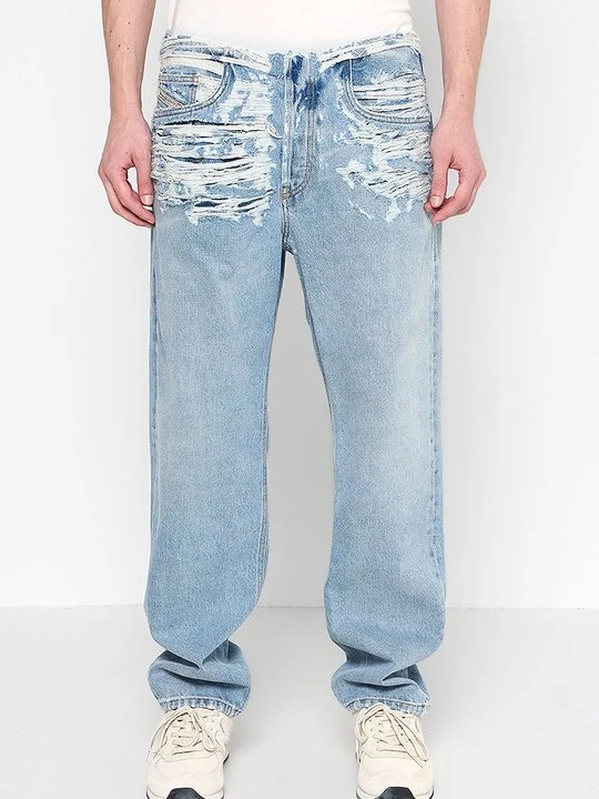 Zdjęcie produktu Jeansy Relaxed Fit Diesel niebieski denim
