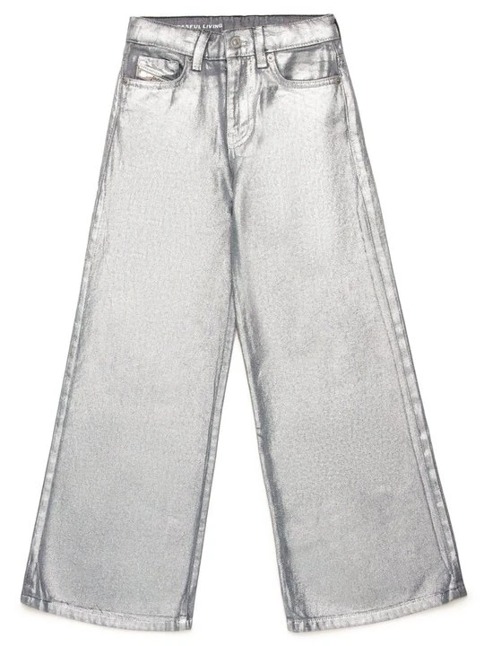 Zdjęcie produktu Jeansy Relaxed Fit Diesel srebrny