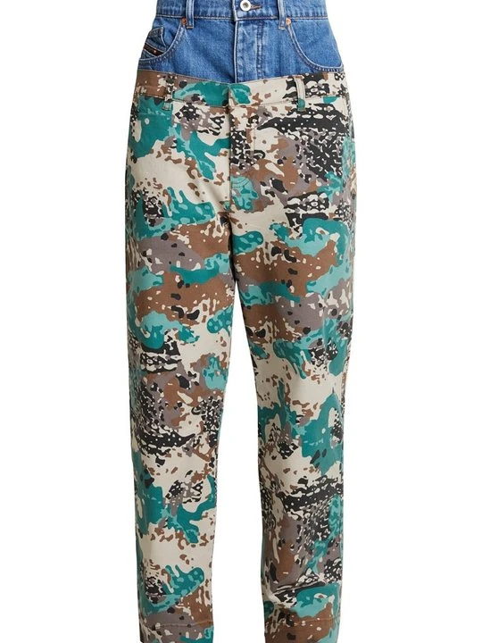 Zdjęcie produktu Jeansy Relaxed Fit Diesel ciemnozielony