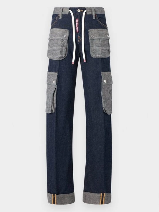 Zdjęcie produktu Jeansy Relaxed Fit Dsquared2 niebieski denim