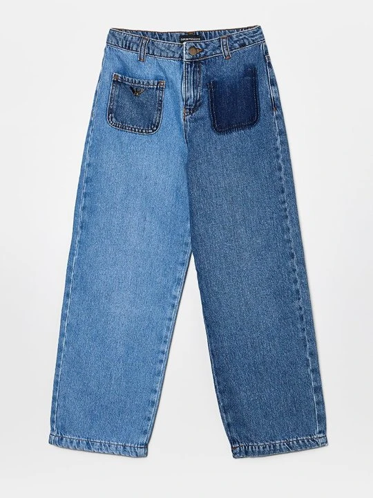 Zdjęcie produktu Jeansy Relaxed Fit Emporio Armani niebieski