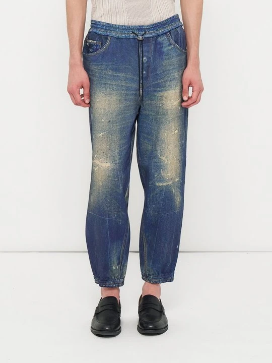 Zdjęcie produktu Jeansy Relaxed Fit Emporio Armani niebieski denim