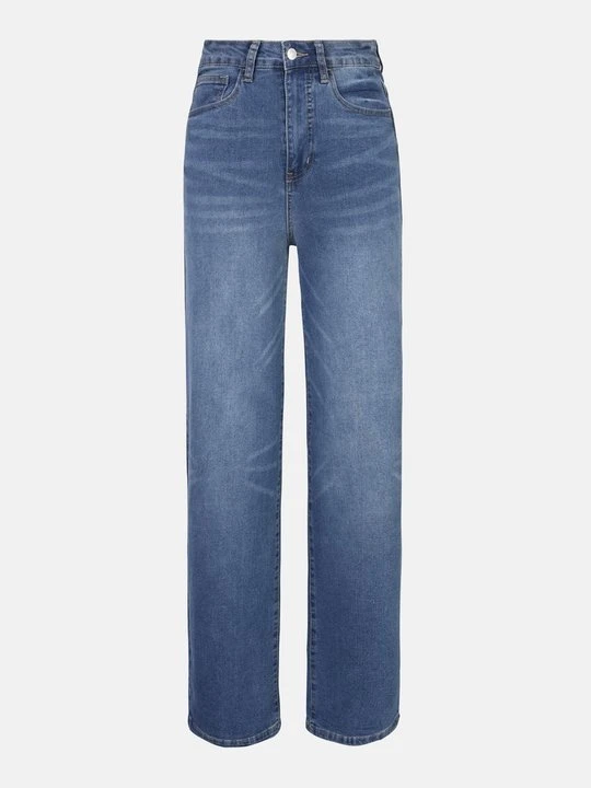 Zdjęcie produktu Jeansy Relaxed Fit Even&Odd niebieski denim