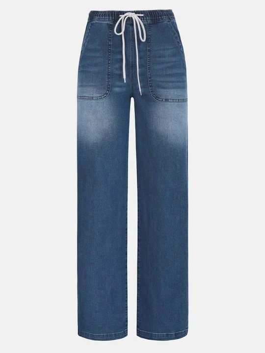 Zdjęcie produktu Jeansy Relaxed Fit Even&Odd niebieski denim