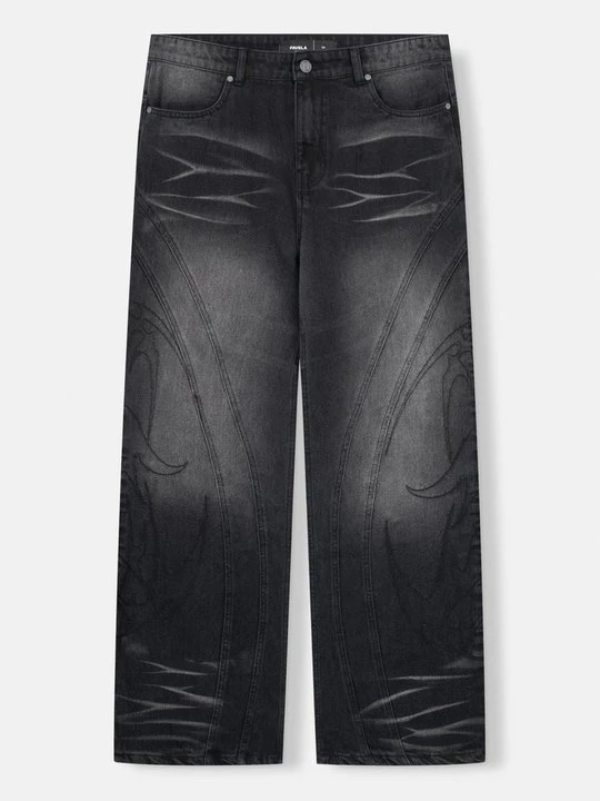 Zdjęcie produktu Jeansy Relaxed Fit FAVELA czarny