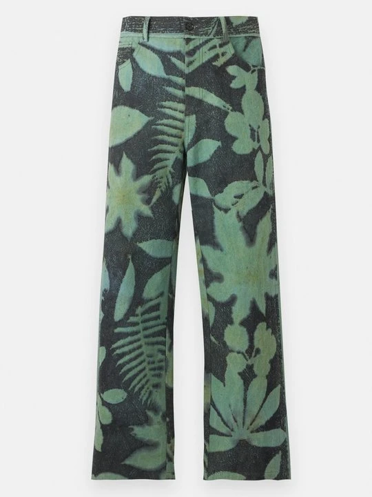 Zdjęcie produktu Jeansy Relaxed Fit Feng Chen Wang zielony