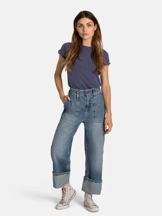 Zdjęcie produktu Jeansy Relaxed Fit Free People niebieski