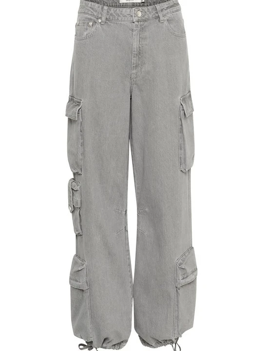 Zdjęcie produktu Jeansy Relaxed Fit Gestuz jasnoszary