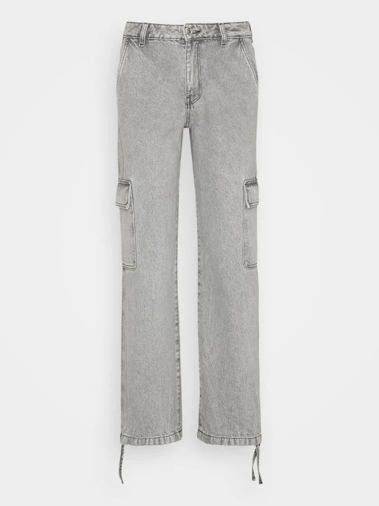 Zdjęcie produktu Jeansy Relaxed Fit Gina Tricot szary