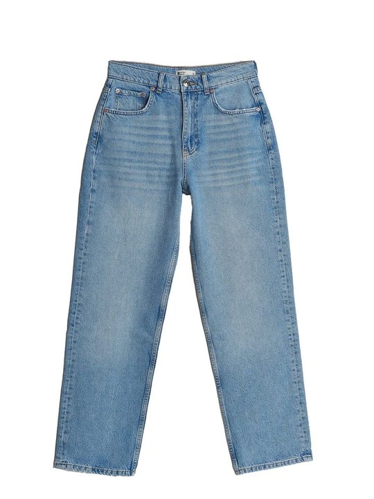 Zdjęcie produktu Jeansy Relaxed Fit Gina Tricot niebieski denim