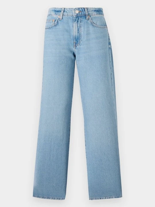 Zdjęcie produktu Jeansy Relaxed Fit Gina Tricot jasnoniebieski denim