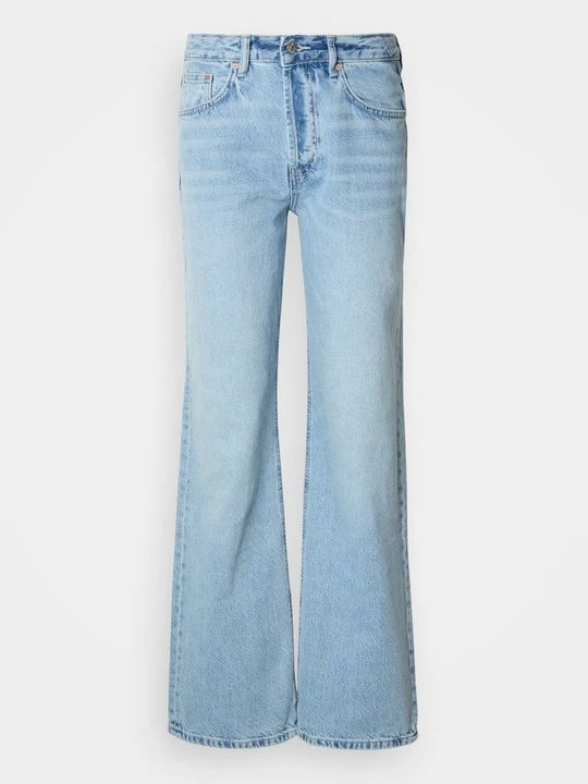 Zdjęcie produktu Jeansy Relaxed Fit Gina Tricot niebieski