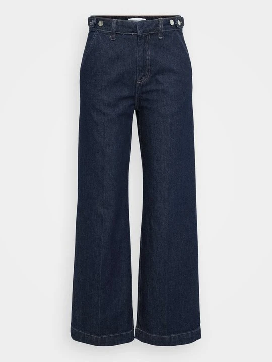 Zdjęcie produktu Jeansy Relaxed Fit Gina Tricot ciemnoniebieski denim