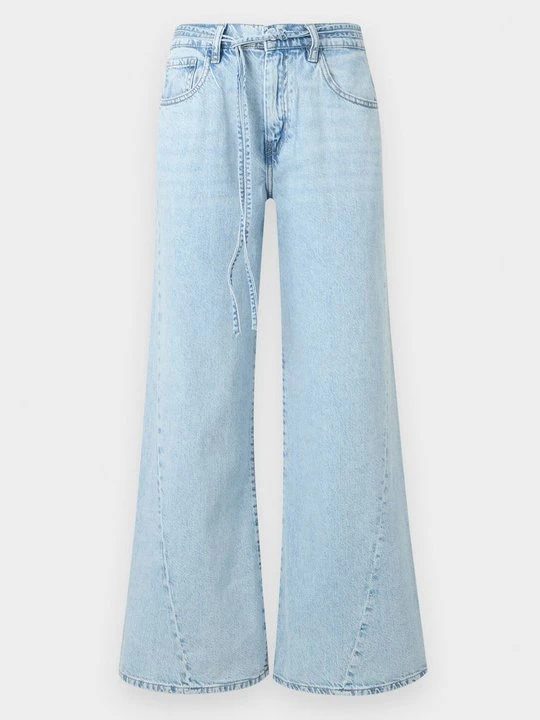 Zdjęcie produktu Jeansy Relaxed Fit Gina Tricot jasnoniebieski denim