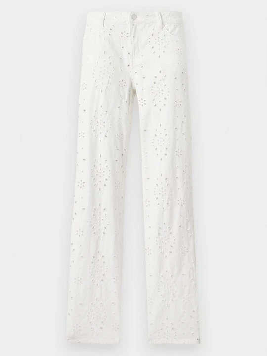 Zdjęcie produktu Jeansy Relaxed Fit Gina Tricot mleczny