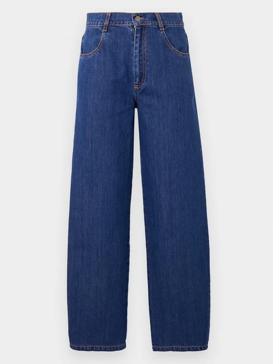 Zdjęcie produktu Jeansy Relaxed Fit Henrik Vibskov niebieski denim
