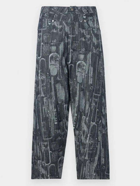 Zdjęcie produktu Jeansy Relaxed Fit Henrik Vibskov niebieski