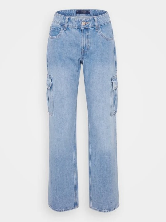 Zdjęcie produktu Jeansy Relaxed Fit Hollister Co. niebieski denim