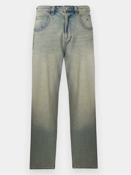 Zdjęcie produktu Jeansy Relaxed Fit Hollister Co. jasnoniebieski denim